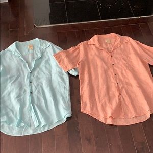 2 jos A. Banks button down shirts